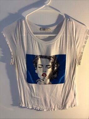 Papaya Cream Short-Sleeve Tee.